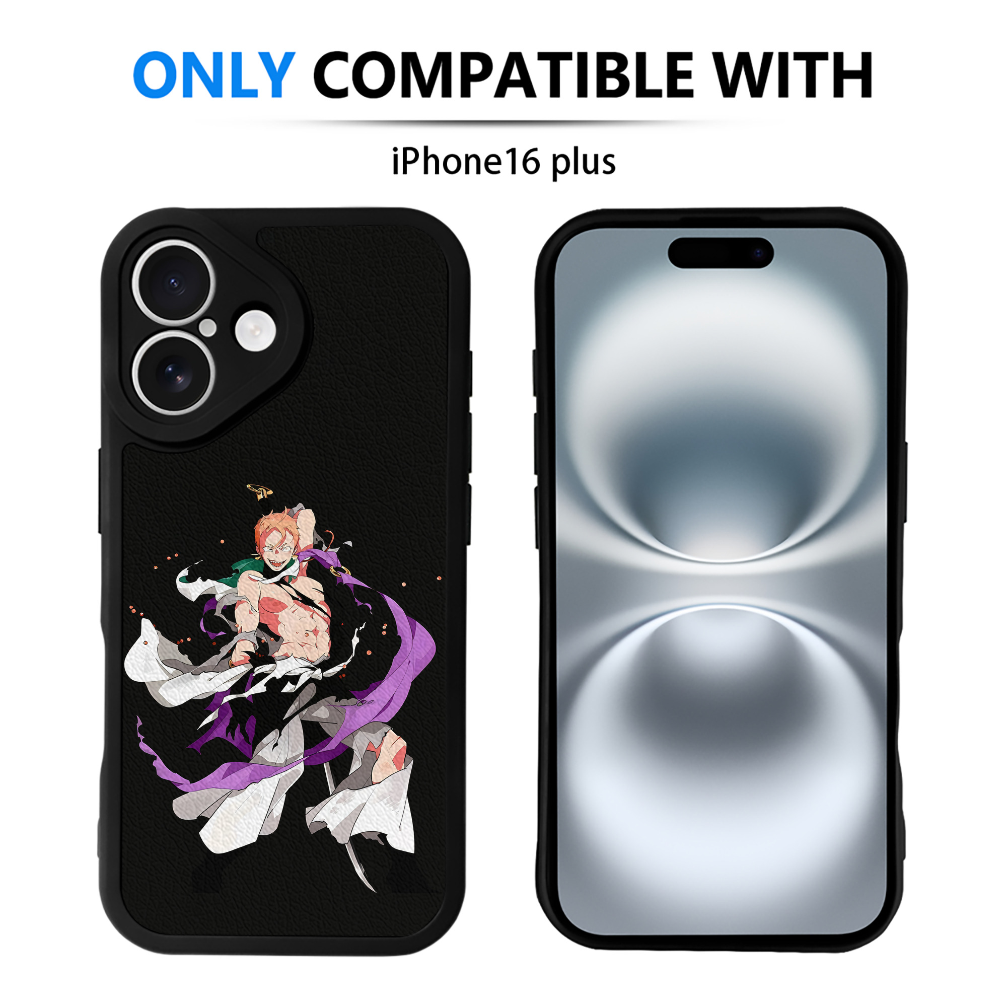 （画像用） 刀剣乱舞 Touken Ranbu 【iPhone 16シリーズ対応】シリコンスマホケース（レザー調） 材質：シリコン